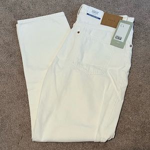 White baggy jeans